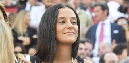 Victoria Federica durante un festejo taurino de la Feria de Abril en Sevilla