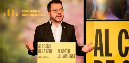 Pere Aragonès en l'Hospitalet de Llobregat