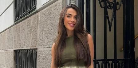 Violeta Mangriñán con el conjunto de Parfois