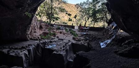 Vista interior de la Cueva de Taforalt en Marruecos
