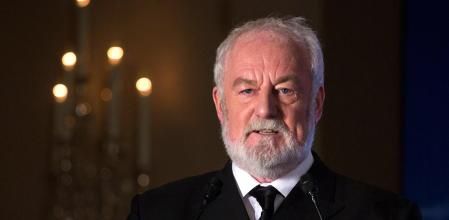 El actor Bernard Hill en una secuencia del filme 'Titanic'