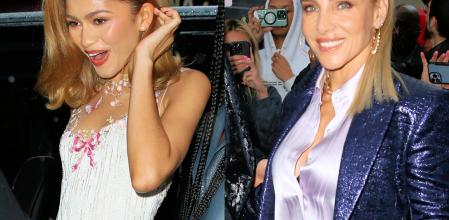 Zendaya y Elsa Paraky en la cena organizada por Anna Wintour