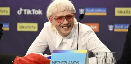 Joost Klein representing the Netherlands with the song 