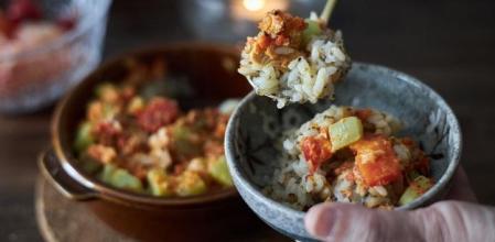 Una receta macrobiótica elaborada con arroz