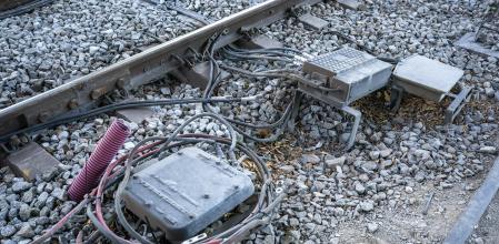 Lugar donde aparentemente tuvo la incidencia de Rodalies debido al robo de cable, Montcada, 13 de Mayo de 2024