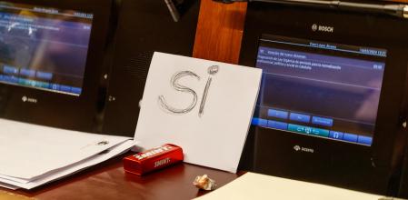 Pleno de aprobación del dictamen de la Ley Orgánica de amnistía para la normalización institucional, política y social en Cataluña, tras el pleno del Congreso de los diputados, este jueves.