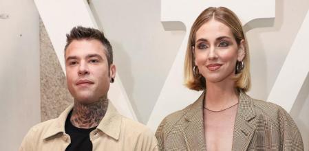 Singer Fedez and Chiara Ferragni  attending LouisVuitton event in Isola Bella, Italy on May 24, 2023.