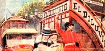 Portada del almanaque de 'El Diluvio' en 1927.