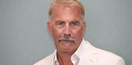 Kevin Costner receives the Order of Arts and Letters at the 77th annual Cannes Film Festival at Palais des Festivals on May 19, 2024 in Cannes, France