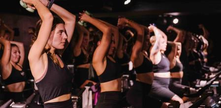 Una clase de gimnasia