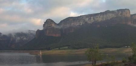 Así está hoy, 13 de junio, el pantano de Sau