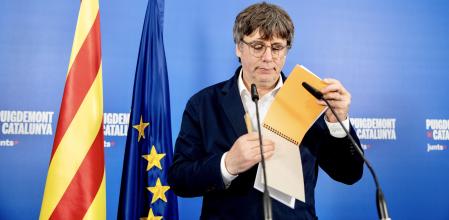 Carles Puigdemont el pasado 13 de mayo en Argelers, el día después de las elecciones
