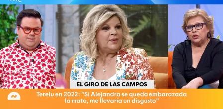 Los colaboradores de 'Mañaneros', sin piedad contra Terelu por su entrevista en '¡De Viernes!': ''A esta casa no viene a contar nada''
