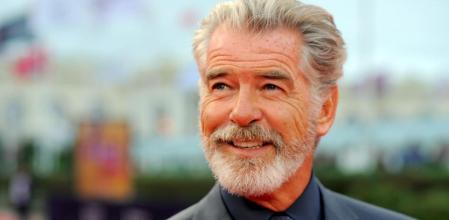 Pierce Brosnan en una presentación&nbsp;