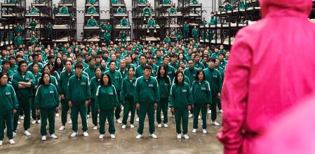 This handout image Courtesy of Netflix shows a scene of South Korea's 