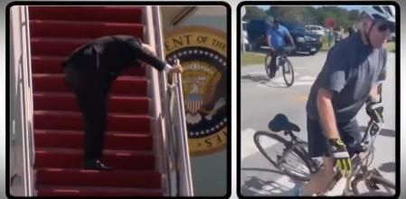 Varias de las torpezas de Biden recogidas en el post de Instagram de Trump