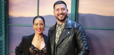 Susana Megan y Manu Lombardo en un evento en Madrid