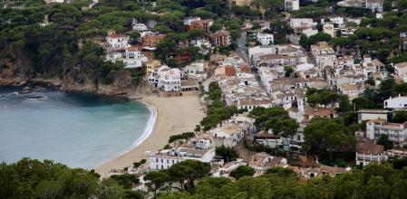 Día gris de verano en Palafrugell.