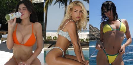 Kylie Jenner, Jessica Goicoechea y Aitana son algunas de las famosas que ya han estrenado bikini esta temporada
