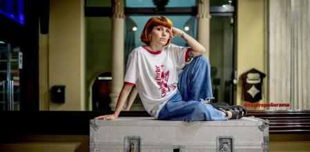 FOTO ALEX GARCIA ANGY FERNANDEZ, ACTRIZ DEL MUSICAL LA LLAMADA PROGRAMADO EN EL TEATRE POLIORAMA 2024/07/03