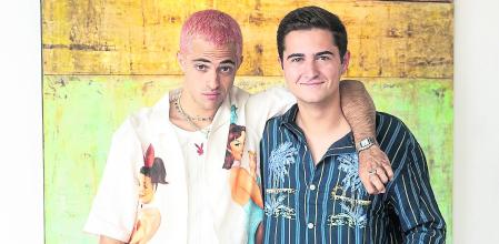 Bruno Casanovas y Álex Benlloch en la casa de Nude Project de Benirràs, Ibiza