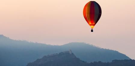 Instantes de luz en el European Balloon Festival.