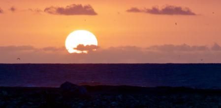Amanecer en la Barra del Trabucador.