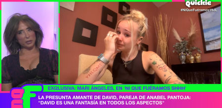 María Ángeles, supuesta amante del novio de Anabel Pantoja: ''El 6 de octubre tenemos una conversación que se nos fue de las manos''