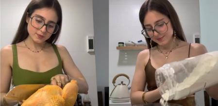 Roro Bueno, la influencer que concina para su novio