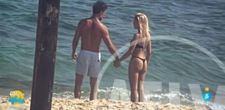 EXCLUSIVA 'Así es la vida' | Hiba Abouk y Álvaro Muñoz Escassi disfrutan de un momento romántico en la playa de Túnez