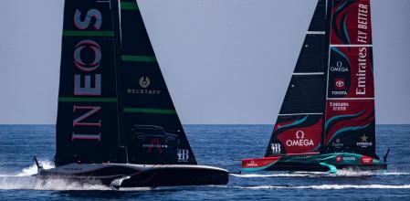 Entrenos oficiales de la Copa del América.