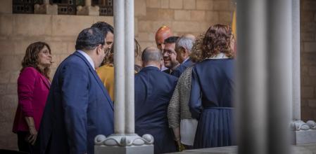 06 - 08 - 2024 / Barcelona / Comparecencia Pere Aragones - President de la Generalitat / Foto: Llibert Teixidó