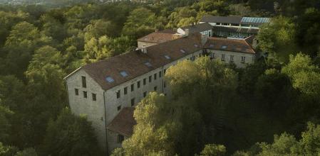 A Quinta da Auga desde el aire