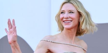 Cate Blanchett en la alfombra roja inaugural del Festival de Cannes