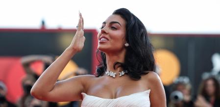 Georgina Rodríguez en la alfombra roja del Festival de Cine de Venecia