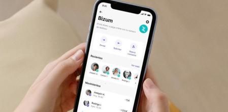 Bizum en la app de Revolut.