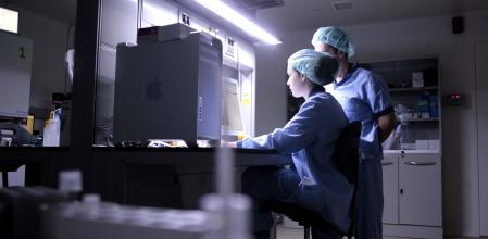 Laboratorio de embriones de animales y humanos y genetica de la empresa Embryontools en el Parc cientific de la UB