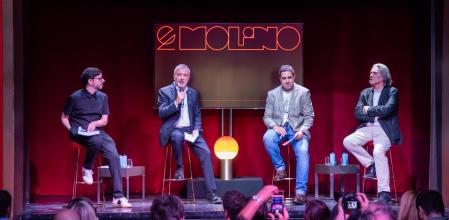 Presentacion de El Molino con Víctor Partido Jaume Collboni, Jordi Herreruela y Xavier Marcé