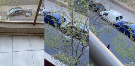 surrealista aparcamiento