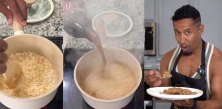 El arroz con coca-cola es popular en algunos países de Sudamérica.