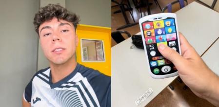 Álvaro cuenta una de sus experiencias como profesor en clase