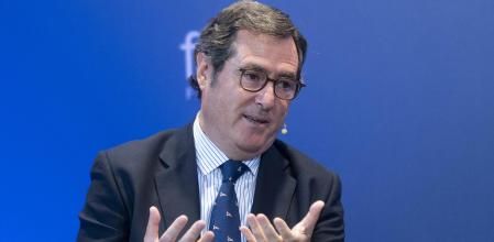 El presidente de la CEOE, Antonio Garamendi, participa en la segunda jornada del 'Campus FAES 2024', en el Hotel Petit Palace Savoy Alfonso XII, a 24 de septiembre de 2024, en Madrid (España). Las jornadas se desarollan bajo el título, ‘La renovación de la Unión Europea’.