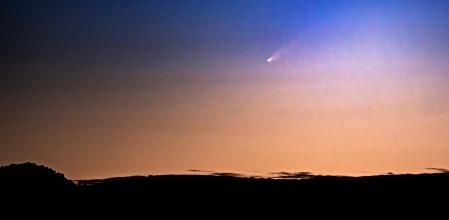 El cometa C/2023 A3 (Tsuchinshan-ATLAS) fotografiado desde Vic.