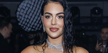 Georgina Rodríguez en el desfile de Vetements en la Semana de la Moda de París