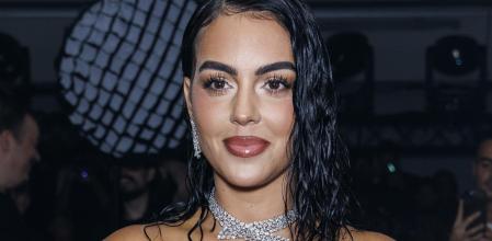 Georgina Rodríguez en el desfile de Vetements en la Semana de la Moda de París