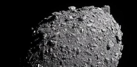 Última imagen del asteroide Dimorphos, captada por la nave antes de estrellarse.