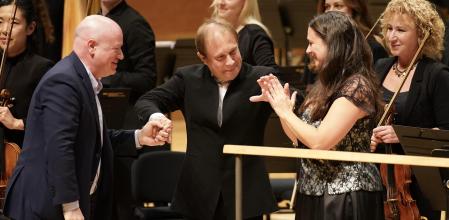 Concert inaugural de l'OBC, amb la soprano Núria Rial i la resta de l'OBC i el mestre Ludovic Morlot
