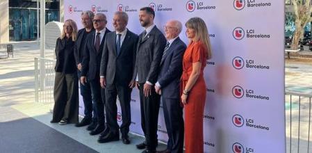 Un momento de la inauguración del nuevo campus de LCI Barcelona