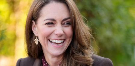 Kate Middleton, muy sonriente en el acto en Southport