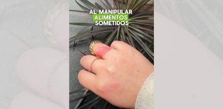 Cocinar con joyas no solo supone el riesgo de contaminar los alimentos, sino también de sufrir quemaduras.